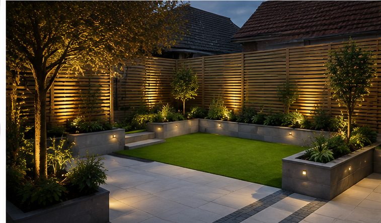 Low maintenance garden design by Midland Tree and Landscaping