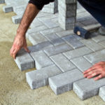 Driveway block paving